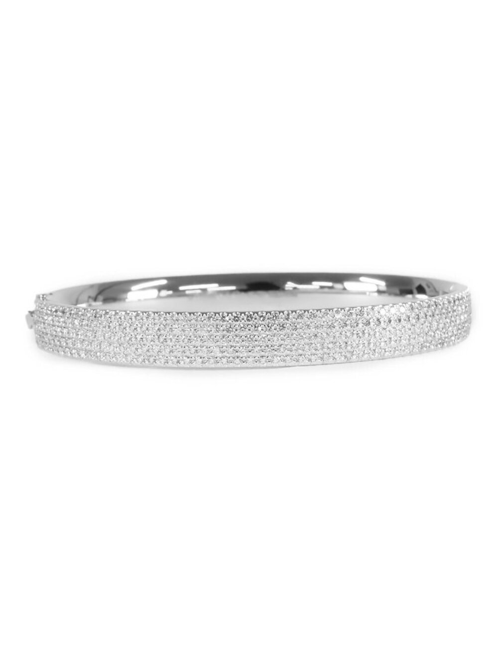 Tiffany & Co Metro Bracelet White Gold 18K Diamond Bangle